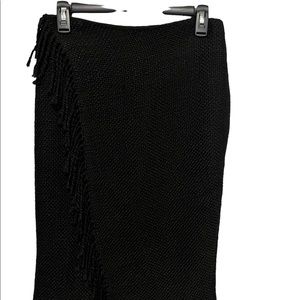 Waverly grey Liberant black fringe
wool skirt size 4